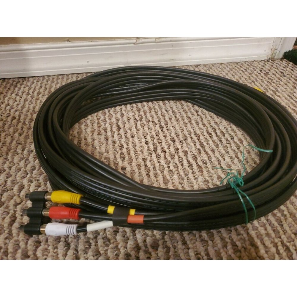 Monoprice RCA Coaxial Composite Video/Audio Cable, 25'